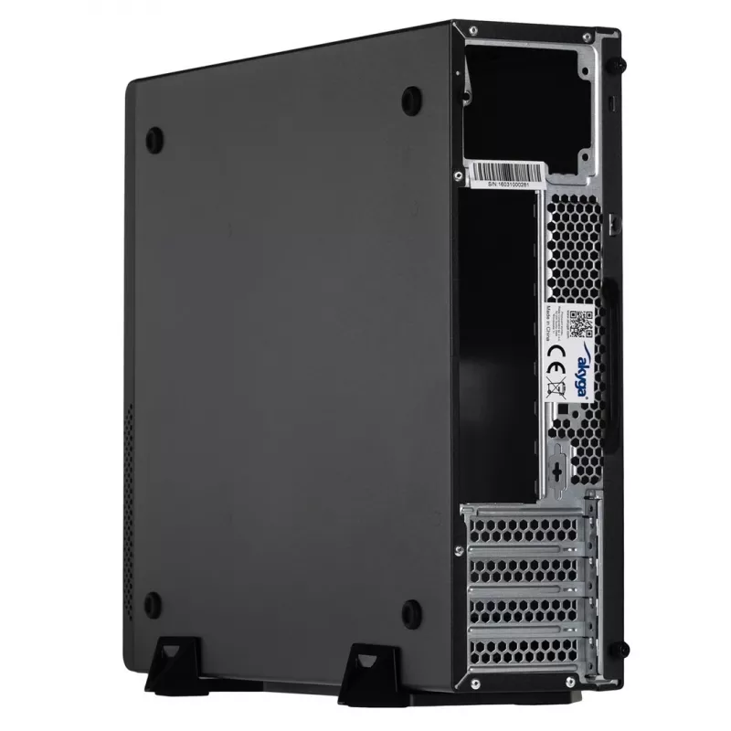 Akyga AK-502-02BK SFF PC skriňa, Micro-ATX / Mini-ITX, 2x USB 3.0, bez napájacieho zdroja, čierna
