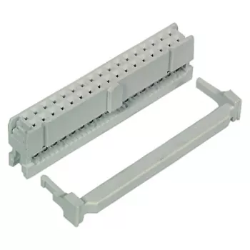 EFB Elektronik 10-pin Post konektor sivý RM 2.54, E-WP 5461