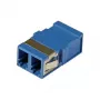 EFB Elektronik LC duplex singlemode optická spojka, bez príruby, modrá, keramická objímka (53515.1)
