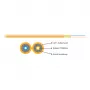 EFB-ELEKTRONIK I-V(ZN)H 2x1E 9/125µm OS2 Single-Mode Duplex Zipcord Patchkabel, LSZH, žltý, 2,8x5,7mm