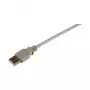 EFB-Elektronik USB 2.0 kábel A-A, konektor samec-konektor samec, 1,0 m, sivý, Classic