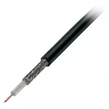 EFB Elektronik RG174 U koaxiálny kábel, 50 Ohm, čierny