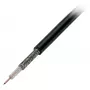 EFB Elektronik RG174 U koaxiálny kábel, 50 Ohm, čierny