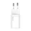 Baseus Super Si Quick Charger 20W USB-C s káblom (biela)