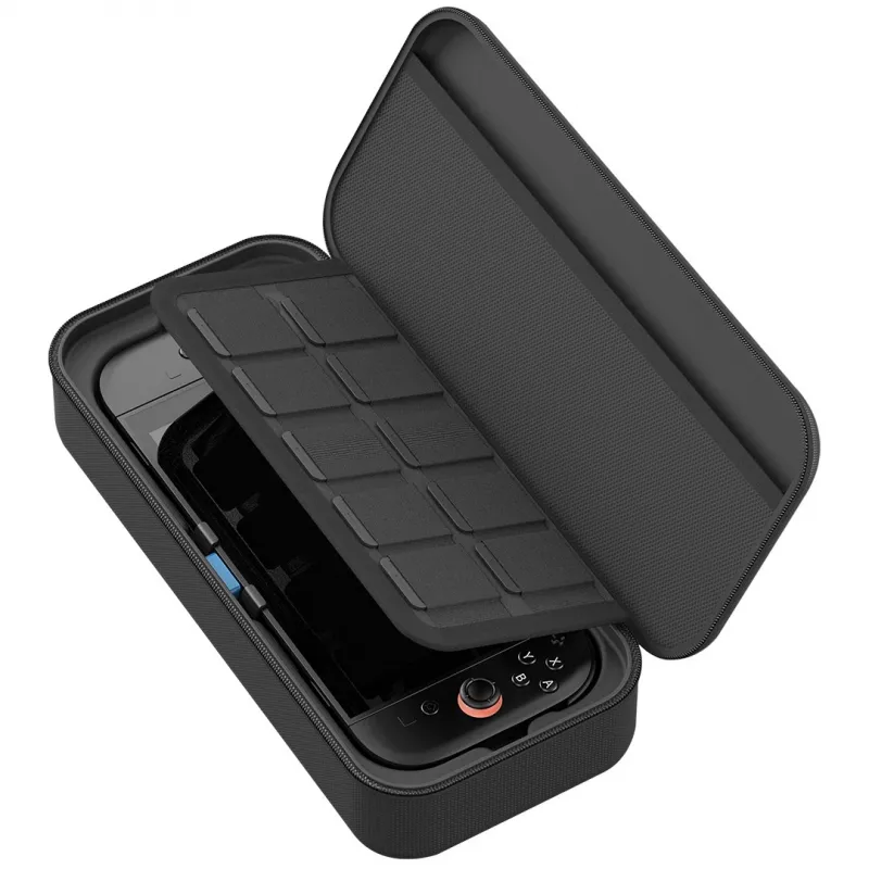 Venom Charging Case pre Nintendo Switch 2 - pevné puzdro s 10.000 mAh powerbankou, čierne