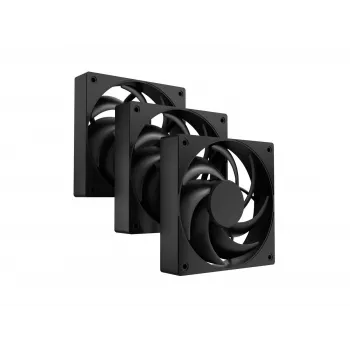 Fury SAI S12 PWM Black 3-Pack 120mm sada ventilátorov