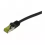 Synergy 21 Patch kábel RJ45 - CAT6A 500MHz - 0,25m - čierny - S-STP (S/FTP) - PUR interiér/exteriér/priemysel