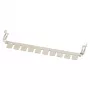 EFB-Elektronik Grounding Rail 2/10 pre 19-palcový rack vyrovnanie potenciálu, meď, 482,6 mm