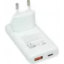 VALUE USB nástenná nabíjačka, EU/US konektor, 2x USB (A+C), 65W