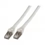 EFB-Elektronik Cat.6A S/FTP RJ45 Patch kábel, sivý, 30m
