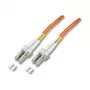 EFB-Elektronik Duplex Patch kábel LC-LC OM2 2m LSZH 2mm oranžový