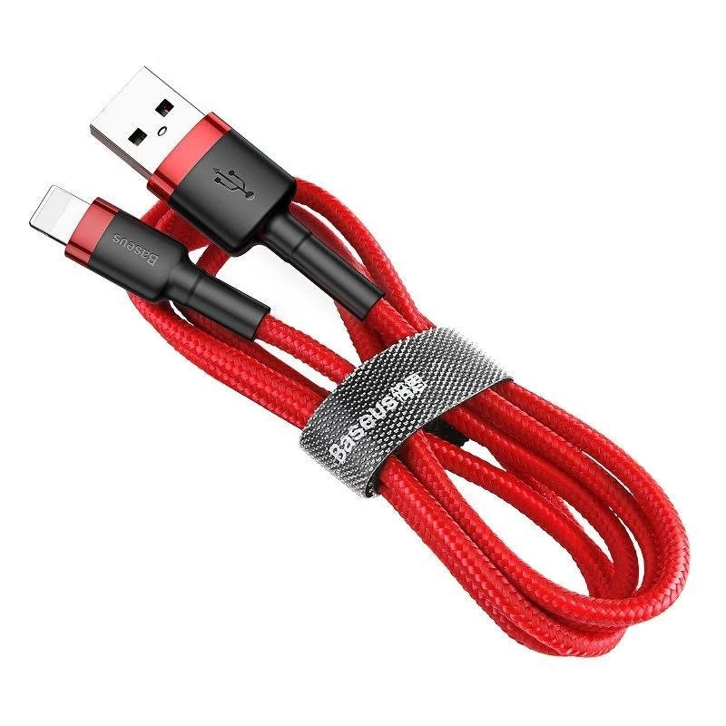 Baseus CALKLF-C09 USB-A na Lightning kábel 2 m červený