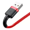 Baseus CALKLF-C09 USB-A na Lightning kábel 2 m červený