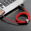 Baseus CALKLF-C09 USB-A na Lightning kábel 2 m červený