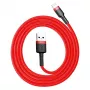 Baseus CALKLF-C09 USB-A na Lightning kábel 2 m červený