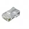 EFB-Elektronik RJ45 UTP modulárny konektor samec E-MO 8/8 SR, 100 ks, transparentný