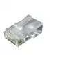 EFB-Elektronik RJ45 UTP modulárny konektor samec E-MO 8/8 SR, 100 ks, transparentný
