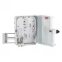 EFB-ELEKTRONIK FTTH-BOX-OUT-1 FTTH IP65 rozvodná skriňa pre 32 vlákien, 16 adaptérov, vonkajšia