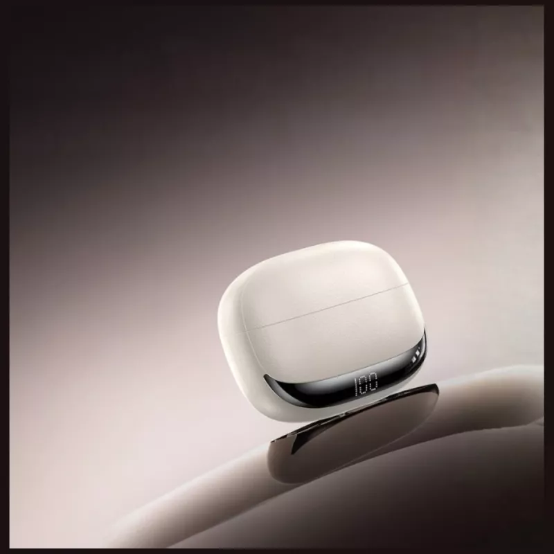 AWEI TA19 ANC TWS Bluetooth 6.0 slúchadlá béžové