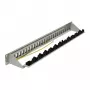 Synergy 21 Keystone patch panel 24-port 1U svetlosivý V4 so svorkou na kábel