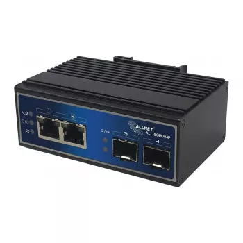 ALLNET DIN lištový adaptér pre ALL-SGI8004 Industrial Switch (ALL-SGI8004_DIN-Holder1)