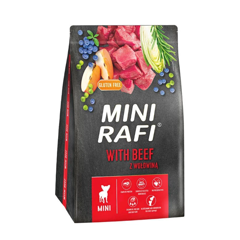 Dolina Noteci RAFI Mini s hovädzím - suché krmivo pre psov - 3 kg