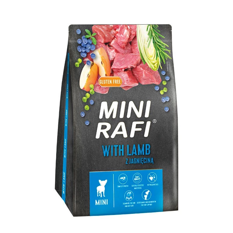 Dolina Noteci Mini RAFI s jahňacím - suché krmivo pre psov - 3 kg