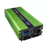 Qoltec Monolith napájací zdroj/invertor Auto 2000 W zelený