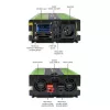 Qoltec Monolith napájací zdroj/invertor Auto 2000 W zelený