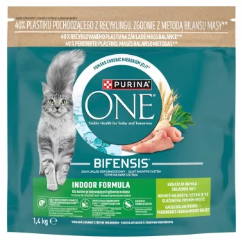 Purina ONE Indoor Formula mačka moriak 1,4 kg