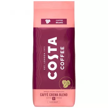 Costa Coffee Crema celé zrná káva 1kg