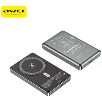AWEI PA-31 MagSafe power banka 10000mAh sivá