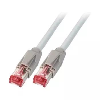 EFB-Elektronik RJ45 patch kábel Cat.6A S/FTP LSZH Dätwyler 7702 TM21 sivý 10m