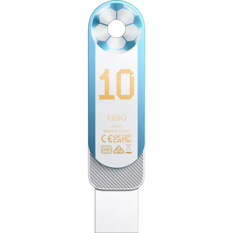 Lexar Dual D500 128GB USB-C/A 3.2 flash disk 400/360MB/s biely