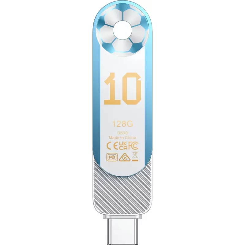 Lexar Dual D500 128GB USB-C/A 3.2 flash disk 400/360MB/s biely