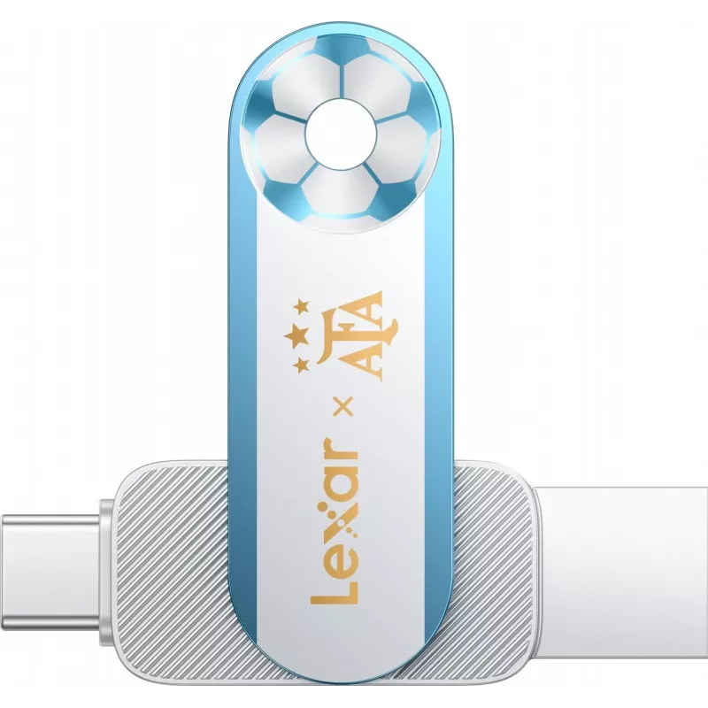 Lexar Dual D500 128GB USB-C/A 3.2 flash disk 400/360MB/s biely