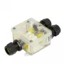 Synergy21 Outdoor Cable Connector IP68 Box 3 Ports transparentné