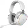 Rampage RETSU bezdrôtový over-ear headset BT 2.4G RGB biely