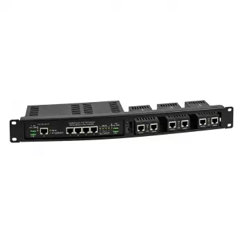 ALLNET 4-port Gigabit LT-PoE 90W neupravovaný switch s 19