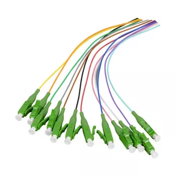 EFB Elektronik FTTH pigtail LC/APC 12 pigtailov 9/125µm G.657.A2 2m
