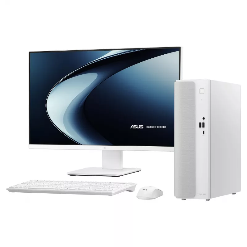 ASUS V501 SFF stolový PC Intel Core 3 100U 8GB RAM 512GB SSD Windows 11 Home biely
