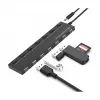 Conceptronic 7-port USB 2.0 hub s napájacím zdrojom - čierny (HUBBIES08BP)