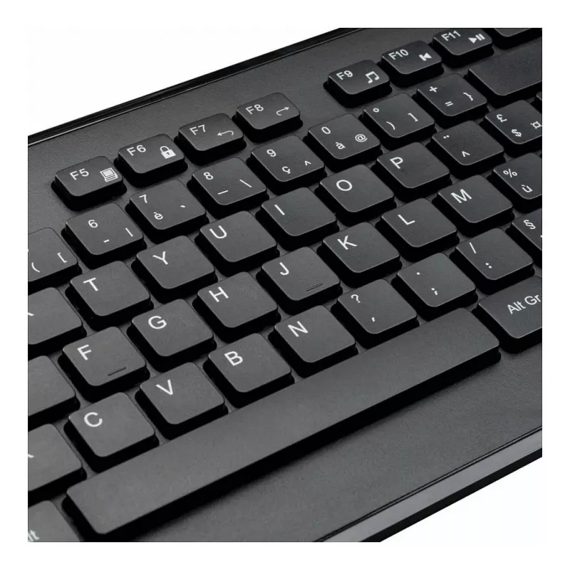 Targus AKM610FR Bezdrôtová súprava klávesnice a myši - plná veľkosť - AZERTY - francúzske rozloženie - čierna