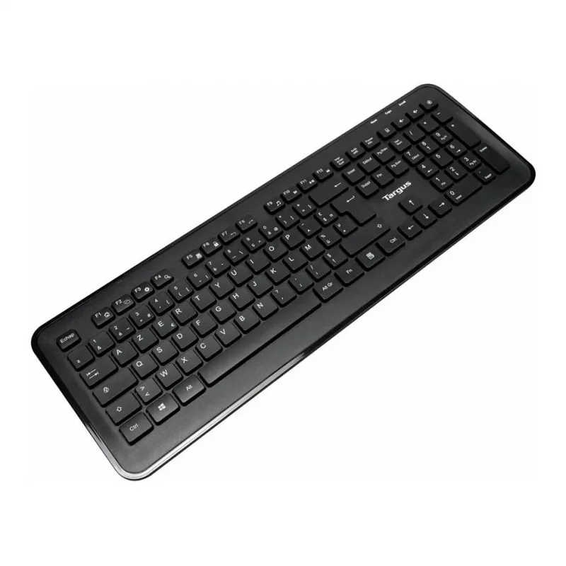 Targus AKM610FR Bezdrôtová súprava klávesnice a myši - plná veľkosť - AZERTY - francúzske rozloženie - čierna