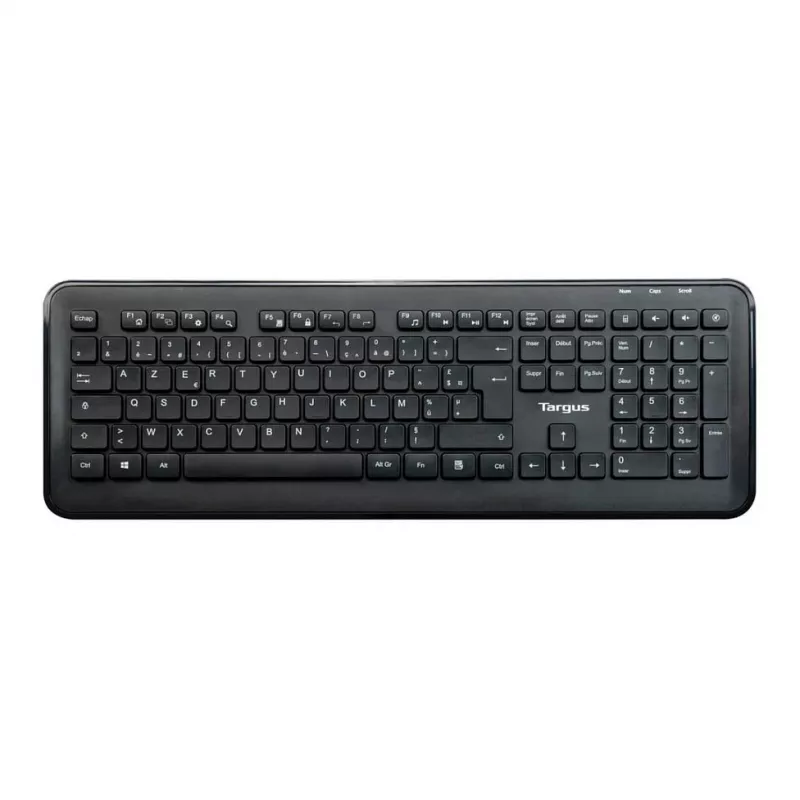 Targus AKM610FR Bezdrôtová súprava klávesnice a myši - plná veľkosť - AZERTY - francúzske rozloženie - čierna