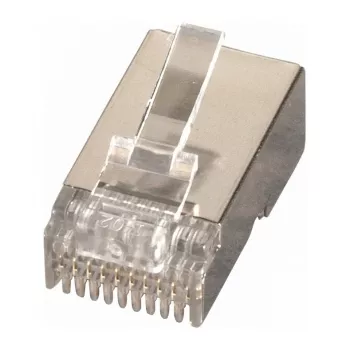 EFB-Elektronik E-MO 6/6G RJ12 STP modulárny konektor, tienený, 6P6C, 100 ks