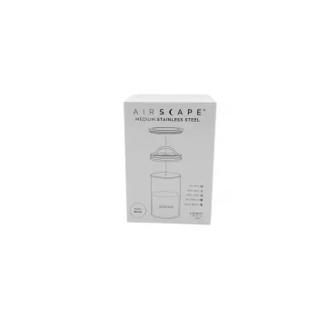 Airscape® nerezová aromatická nádoba Medium, matná biela