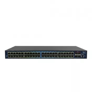 ALLNET ALL-SG8652PMJ-10G-850W Full Managed Layer 2+ Switch, 52 portov (48x GbE PoE+, 4x 10G SFP+), PoE rozpočet 850W, 19 palcový Rackmount, JSON API