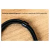 Good Connections USB 2.0 nabíjací a dátový kábel 100W s digitálnym displejom USB-C na USB-C 1m čierny