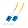 EFB-ELEKTRONIK duplex patch kábel LC-LC OS2 G652D 10m LSZH žltý